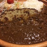 びっくりドンキー - かなりスパイシーで濃厚なカレー、ご飯よりハンバーグ用ですね