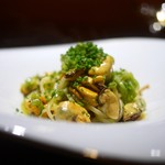 TACUBO - モンサンミッシェル産ムール貝とポロねぎ　リングイネ