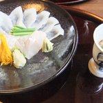 米倉 - お造り（フグ・こち・ほうぼう）カキ酢