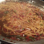 元祖台湾もつ鍋仁 - 〆のラーメン