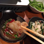 元祖台湾もつ鍋仁 - ホルモンリフト…ぷりぷりです♪