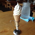 太古の湯 - 170円のソフトクリーム