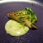 イレテテュヌフワ - 2016.10 マナガツオのポアレ、ムール貝のソース、ミニ青梗菜