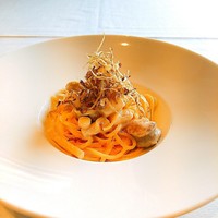 ビストリア ギャッツビー - サルシッチャとゴボウとユリ根のパスタ