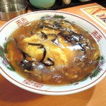 六五郎 - 天津飯 → 天津半が良かった！