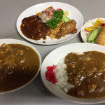 カレー幸 - こんなに注文して1190円！安っ( ☉_☉) ﾊﾟﾁｸﾘ｡