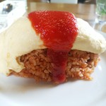 アルバトロス - オムライスランチ大盛り７２０円＋２５０円