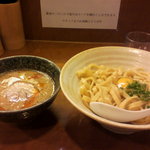 鳥そば 真屋 - 鶏つけそば　かま玉風