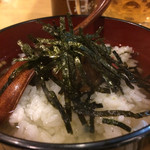 A raku - 梅茶漬け400円