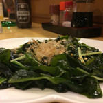 亜楽 - ヘルシーわかめの炒め物450円