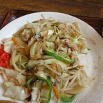 一福 - 野菜炒めには醤油よりソース派