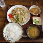 一福 - 野菜炒め定食