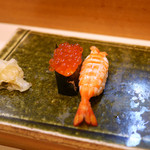 Sushi Suzuki - いくら、ボイル海老