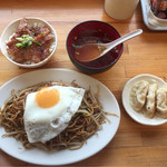 あぺたいと 戸田店 - サービスセット　小（850円）+目玉焼き（70円）