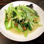 北京亭 - 季節青菜の炒め！(2016,10/07)