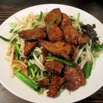 北京亭 - ニラレバ炒め！(2016,10/07)