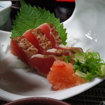 万清楼 - まぐろタタキ　ポン酢
      