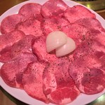 焼肉の松阪 - 塩タン×3