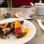 Hopetoun Tea Rooms - chocolate fig tart 