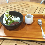 ピッコリー 川崎鹿島田店 - 抹茶わらび餅ソフト