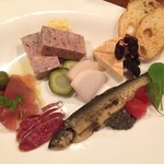 ビストロ 集 - 2016.07　オードブル盛り合わせ
