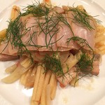 ビストロ 集 - 2016.07 スモークしたメカジキとフェンネルのカサレッチェ