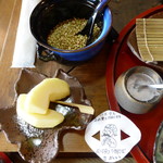 さかい - 四番目、デザート。そばの実。