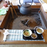 さかい - 囲炉裏席の雰囲気がいいね。