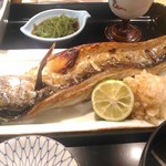 銀座 すが家 - とろ鯖塩焼きゆずおろし