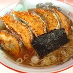 大善 - 餃子ラーメン(700円)＋中盛り(50円)