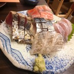 三崎港 一本まぐろ - お刺身。鮮度が良く美味しかった！