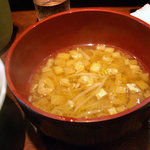 573699 - 「ヒレカツ定食」の味噌汁