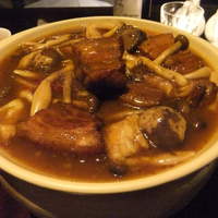 中国料理 四川 - 薄切り豚肉と大蒜ソース