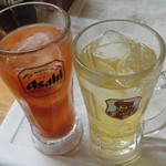 立呑み きむらや - トマトチューハイとハイボール