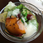 キーマカレーとチャイ なるせ堂 - 秋を感じるサラダ