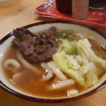 渡辺うどん - 肉うどん全貌