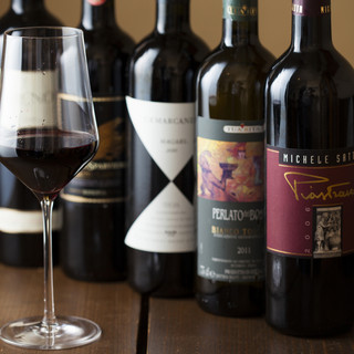 A complete lineup of Italian wines