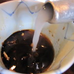 花野そば - そば湯