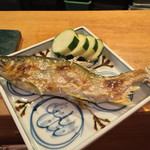 Nishimura Sengyoten - 焼き鮎とズッキーニのピクルス