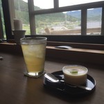 カフェ月星 - 2016/10　ミナ★ジュースと自家製プリン