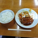Miyoshi - ハンバーグステーキライス（750円）2016年10月
