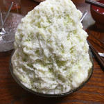 ひがし食堂 - 宇治金時ミルク金時