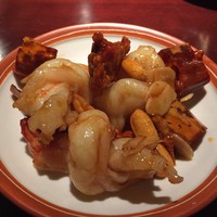 銀座 麒麟 - エビ辛い炒め