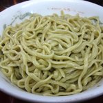 ラーメン二郎 - グッチ用の麵(混ぜる前)