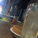 もつ焼き酒場　豚坊 - 絵に描いたようなガード下。