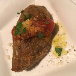 クオーレアズーロ - お通し ポルチーニ茸のコロッケ