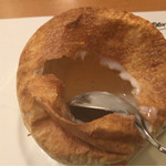 洋食屋アニバーサリー 永遠 - キノコのスープ、パン包み