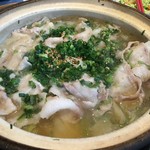 串揚げ酒場 ゑにし - ネギ塩豚鍋