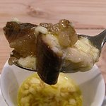 Nishimura Takahito La cuisine creativite - 赤ワインで煮込んだ鹿児島産黒毛和牛のすじ肉と鶏ガラスープ、玉子に椎茸・・・美味くないはずがありません^^;