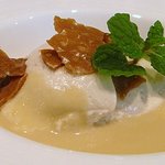 Nishimura Takahito La cuisine creativite - くるみのブランマンジェ　カルアのソース